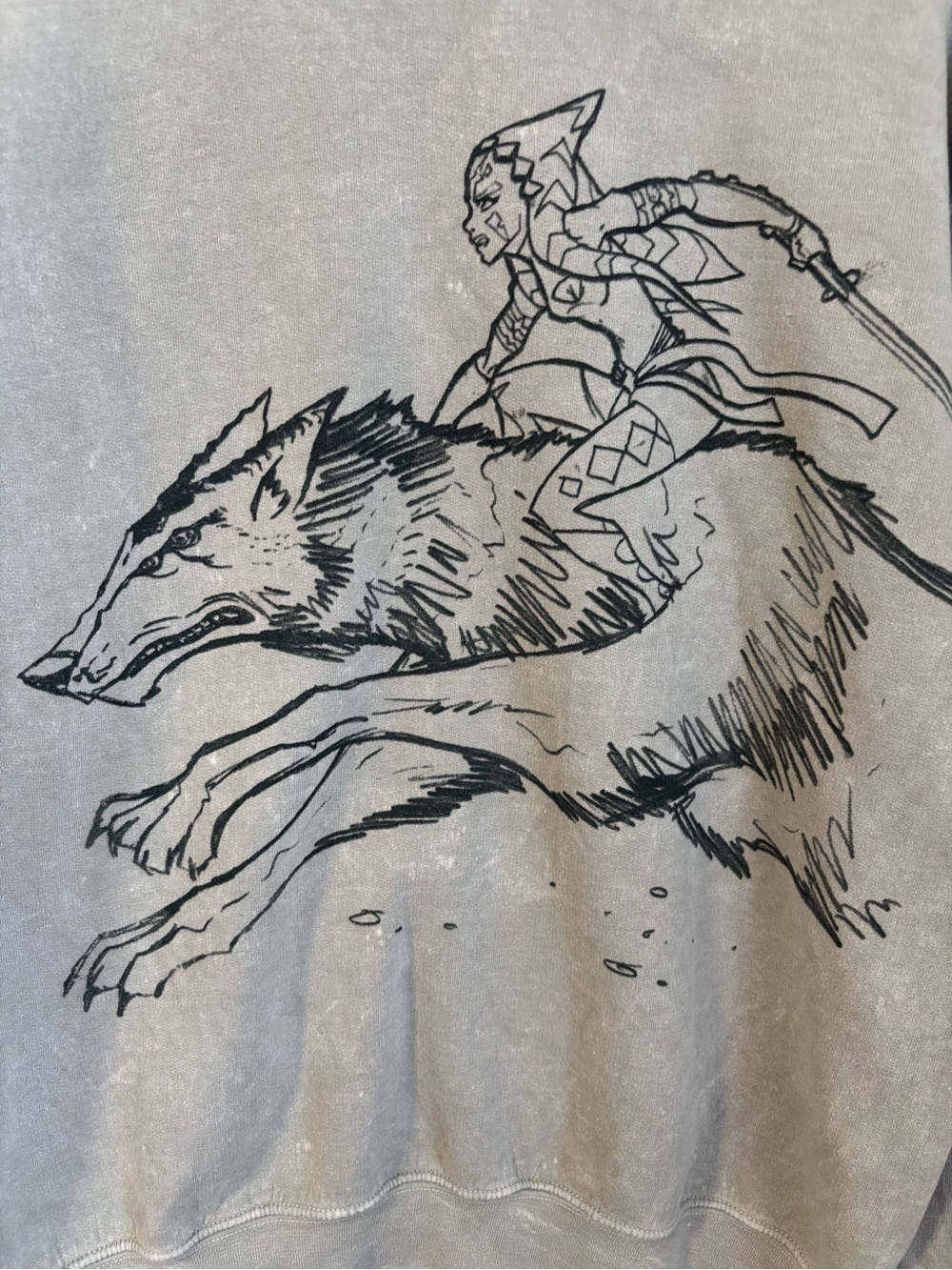 Our Universe Star Wars Ahsoka Loth-Wolf Sweatshirt - Picture 3 of 5